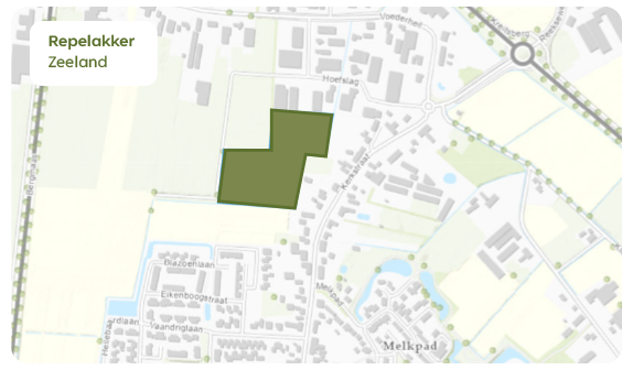 Woon-  en opvanglocatie Repelakker in Zeeland